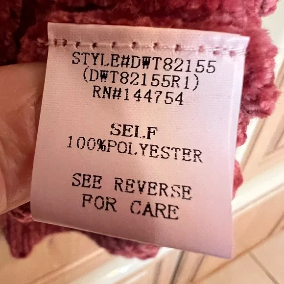 DAVI & DANI CHENILLE KNIT SWEATER SIZE L - Picture 2 of 8